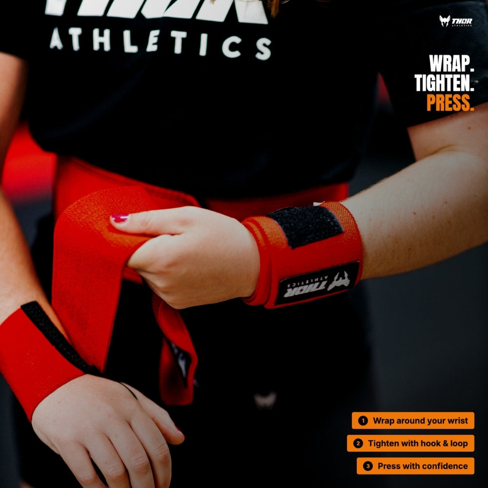 Wrist Wraps | Rood | 60cm