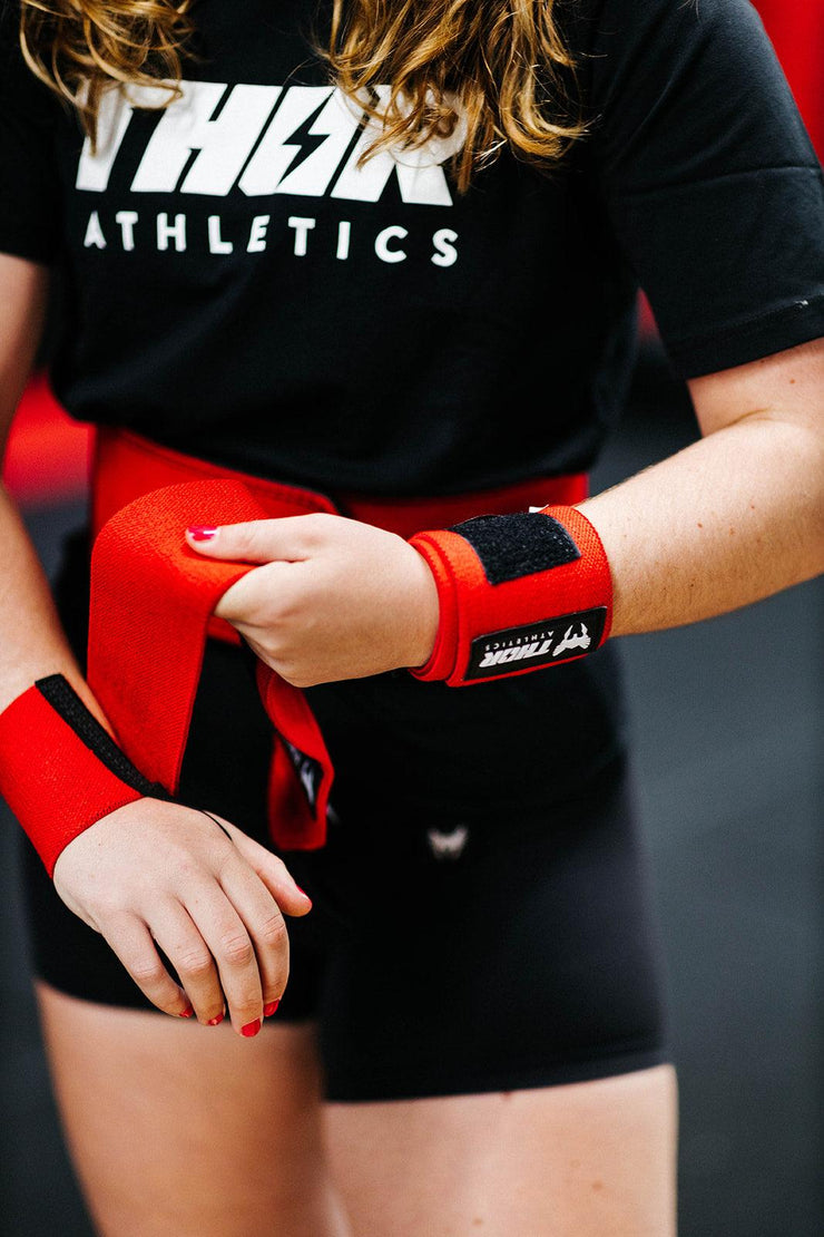 Red Edition Wrist Wraps - Thor Athletics