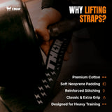 Lifting Straps | Extra Grip | Zwart