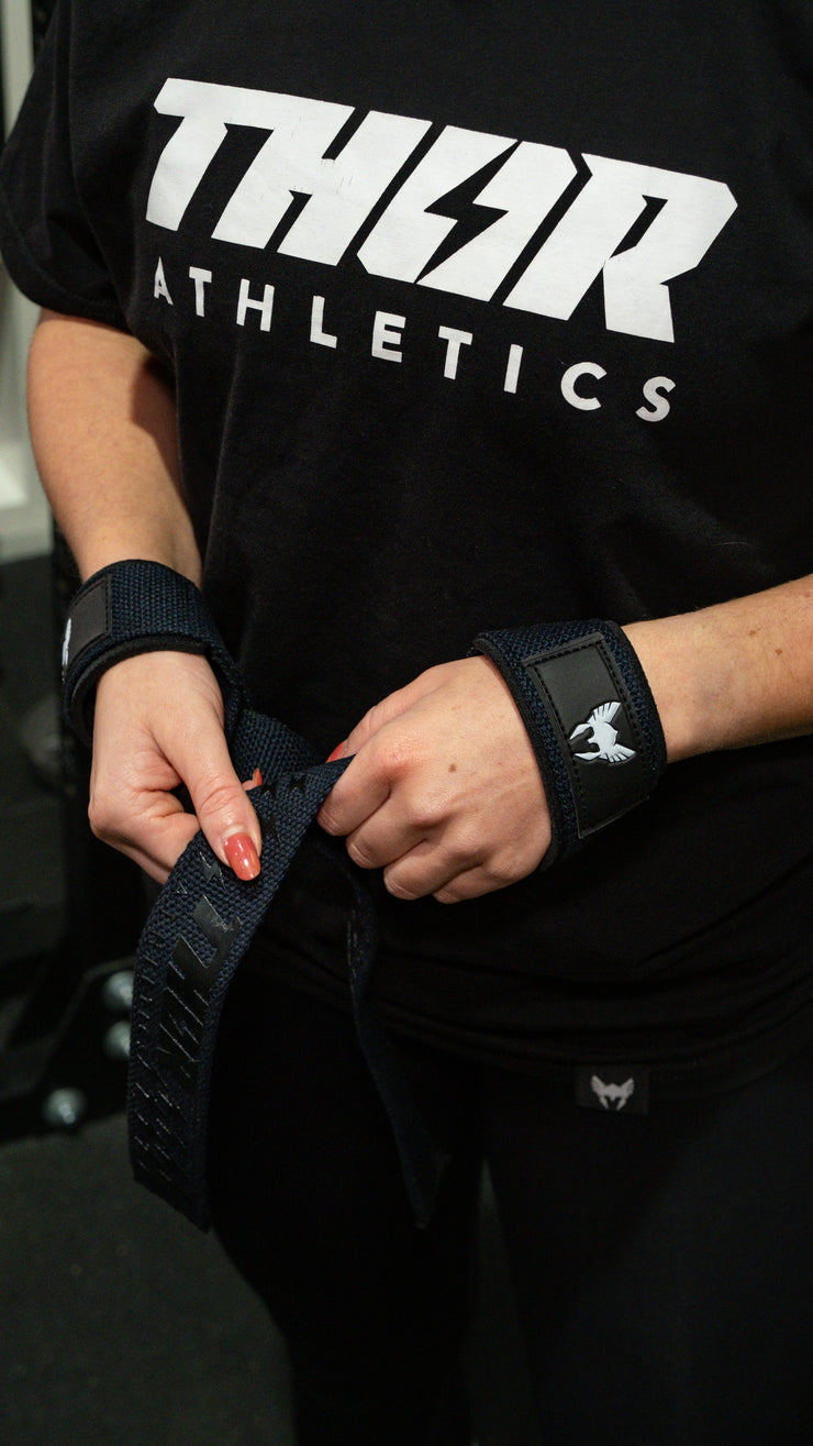 viking blue lifting straps thor athletics