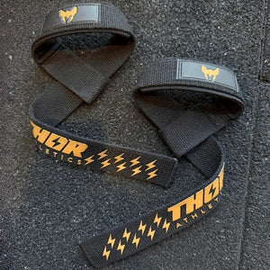 Lifting Straps | Extra Grip | Zwart met Goud