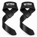 Beste Leren Lifting Straps in NL & EU kopen | Zwart | Thor Athletics