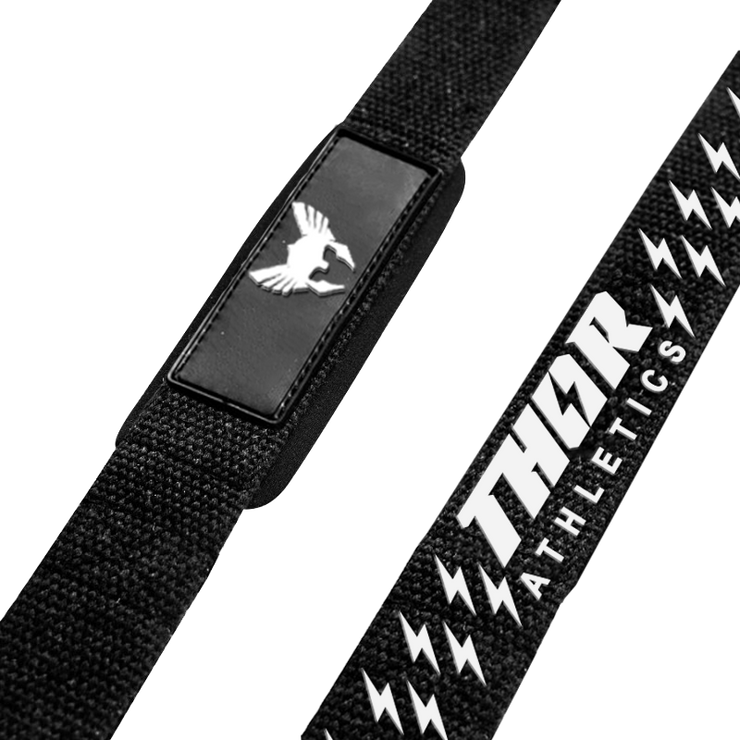 Lifting Straps | Extra Grip | Zwart | Thor Athletics