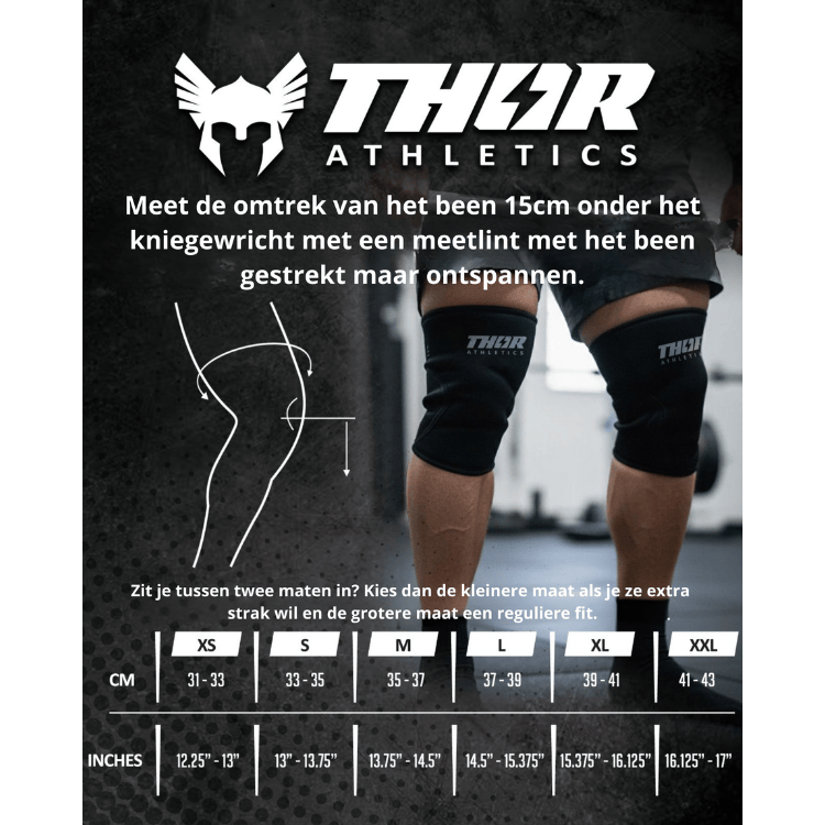 Knee Sleeves 7mm maatadvies