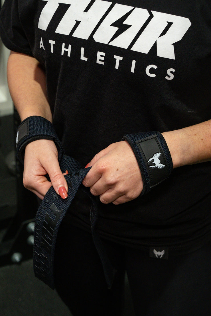 viking blue lifting straps thor athletics