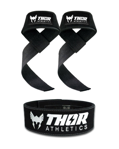 Lifting Belt + Lifting Straps - Thor Athletics